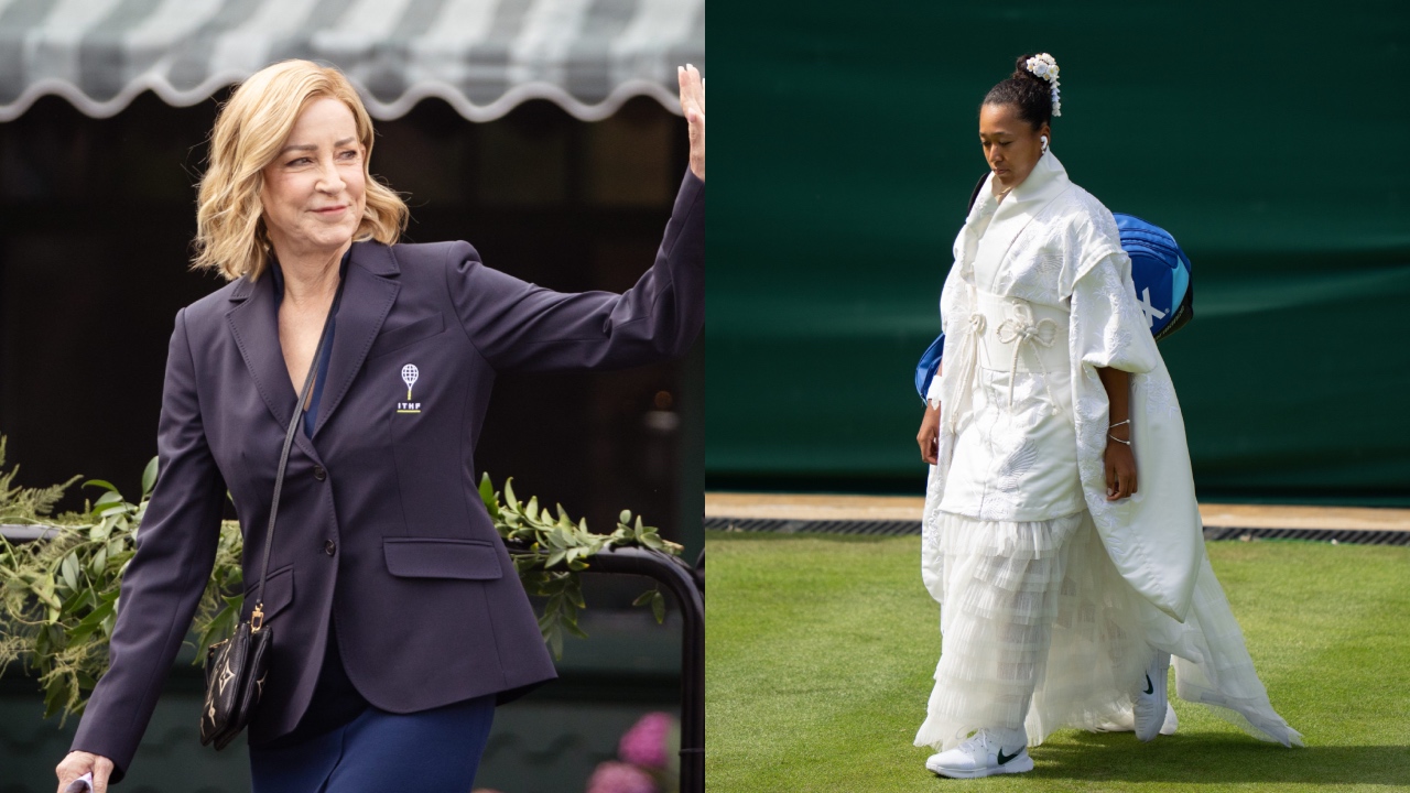 Chris Evert and Naomi Osaka - Source: Imagn images