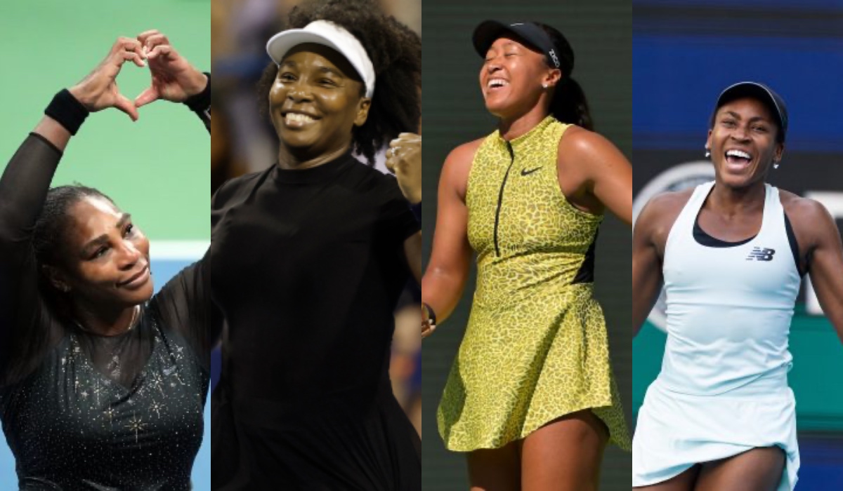 Serena Williams, Venus, Williams, Naomi Osaka, and Coco Gauff - Source: Imagn images