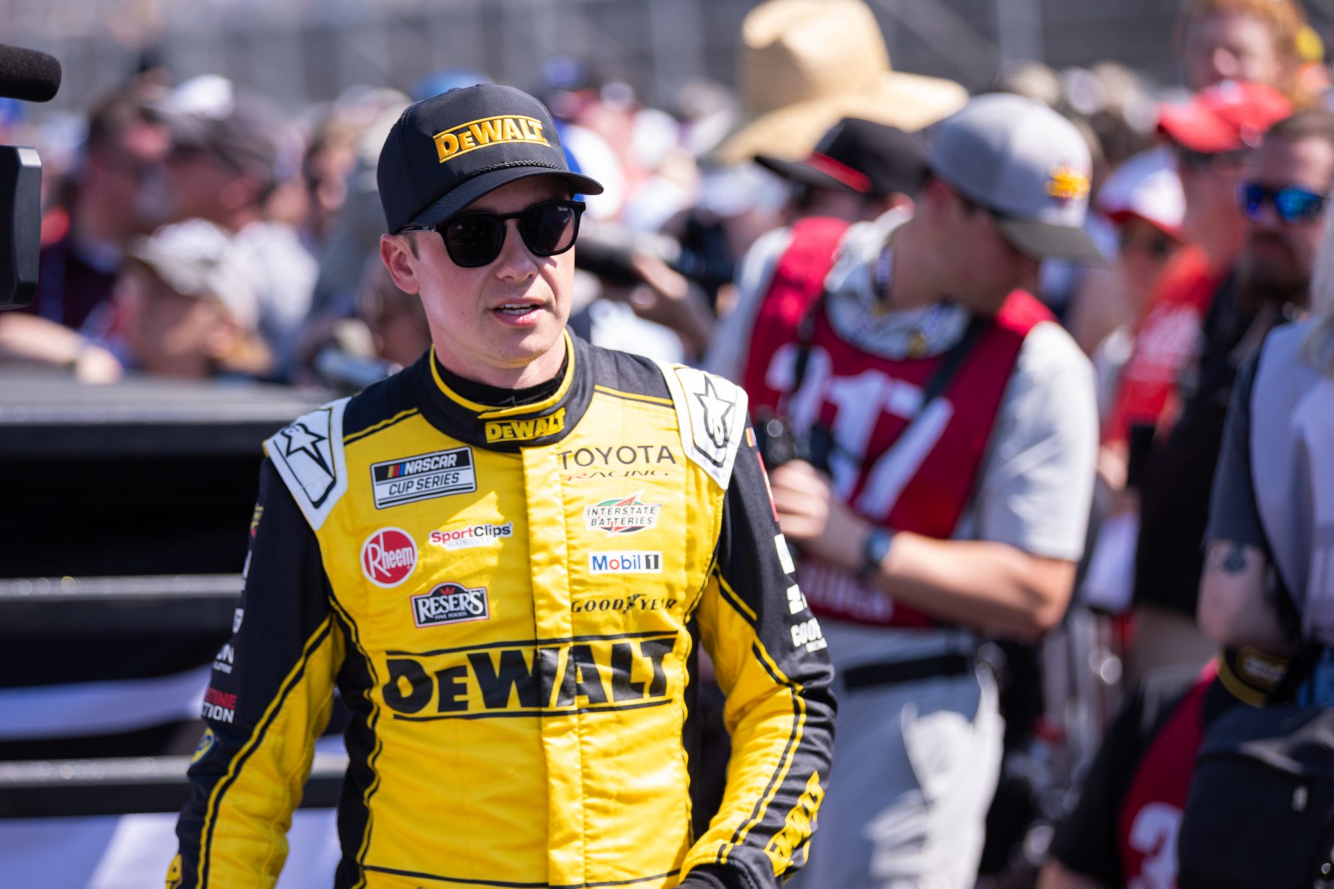 Joe Gibbs Racing Christopher Bell (20) comes out for the Goodyear 400 at Darlington Raceway.