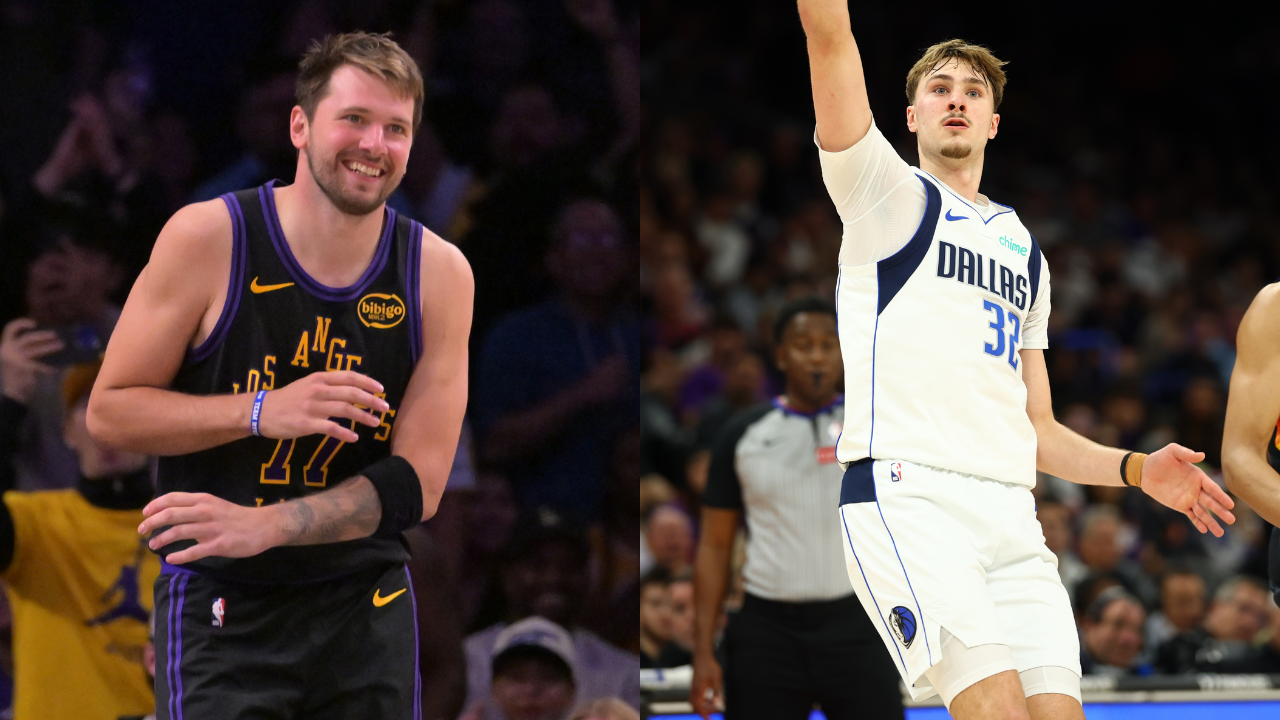 Lakers' Luka Doncic, Mavericks' Cooper Flagg - Image Source: Imagn Images