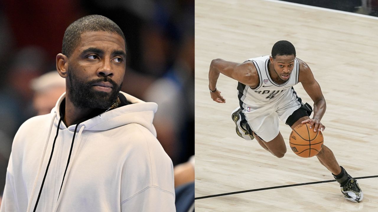 Kyrie Irving and De'Aaron Fox - Source: Imagn Images