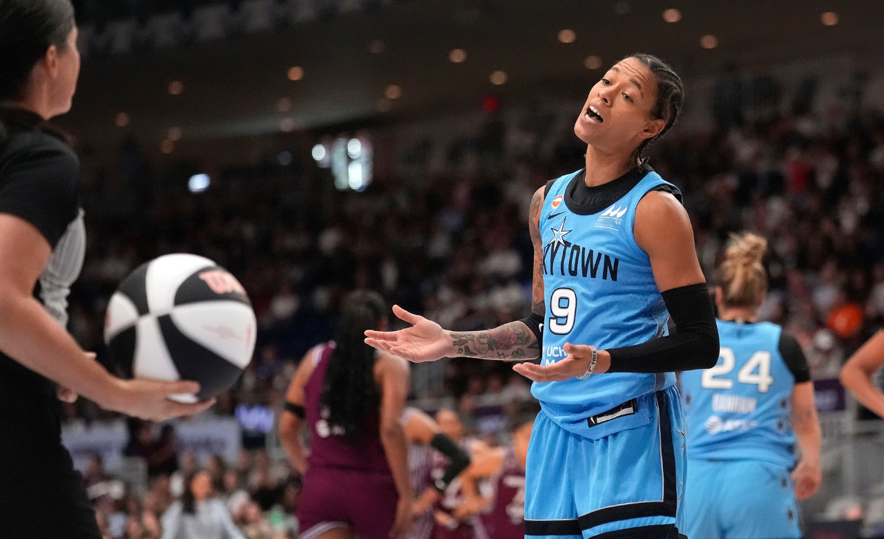 Fans Lash Out at Natasha Cloud’s Behavior as She Damages Arena Equipment in Sky's Crushing Defeat  - Source: Imagn Images