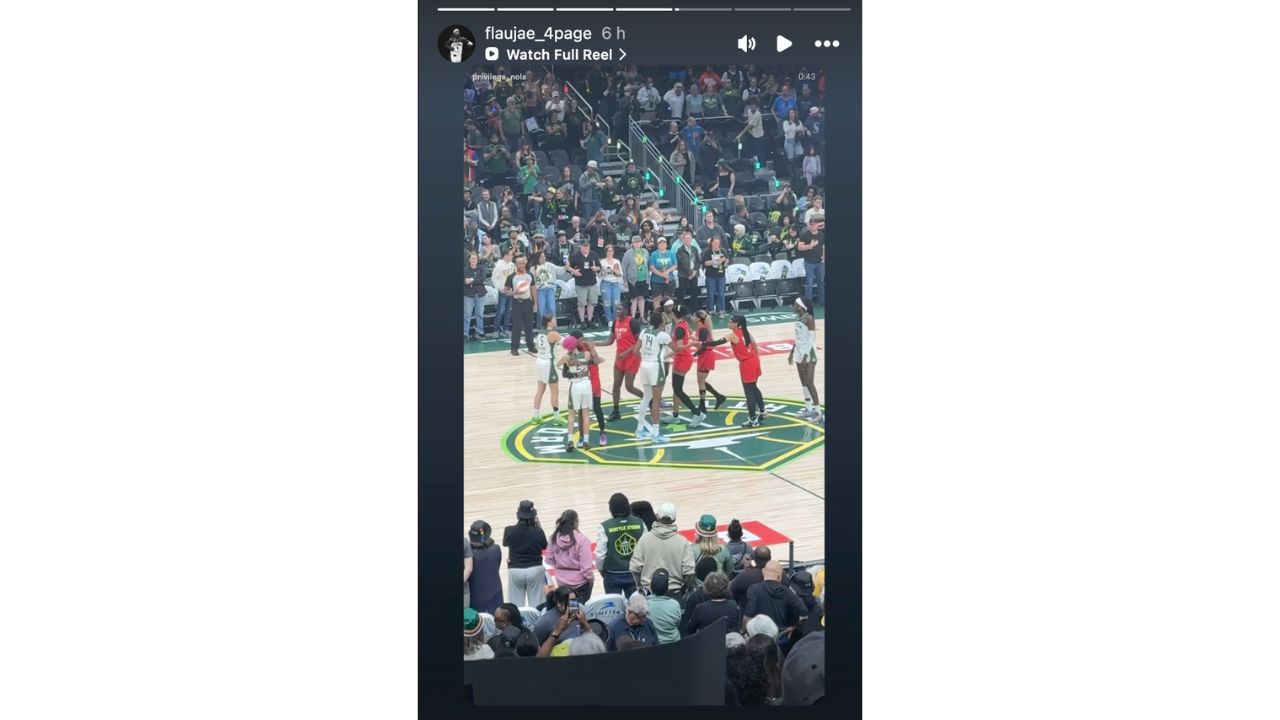 Flau'jae Johnson Buries Angel Reese Handshake Snub Buzz With Ex-LSU Teammates' High-Five Clip From Dream vs Storm Clash