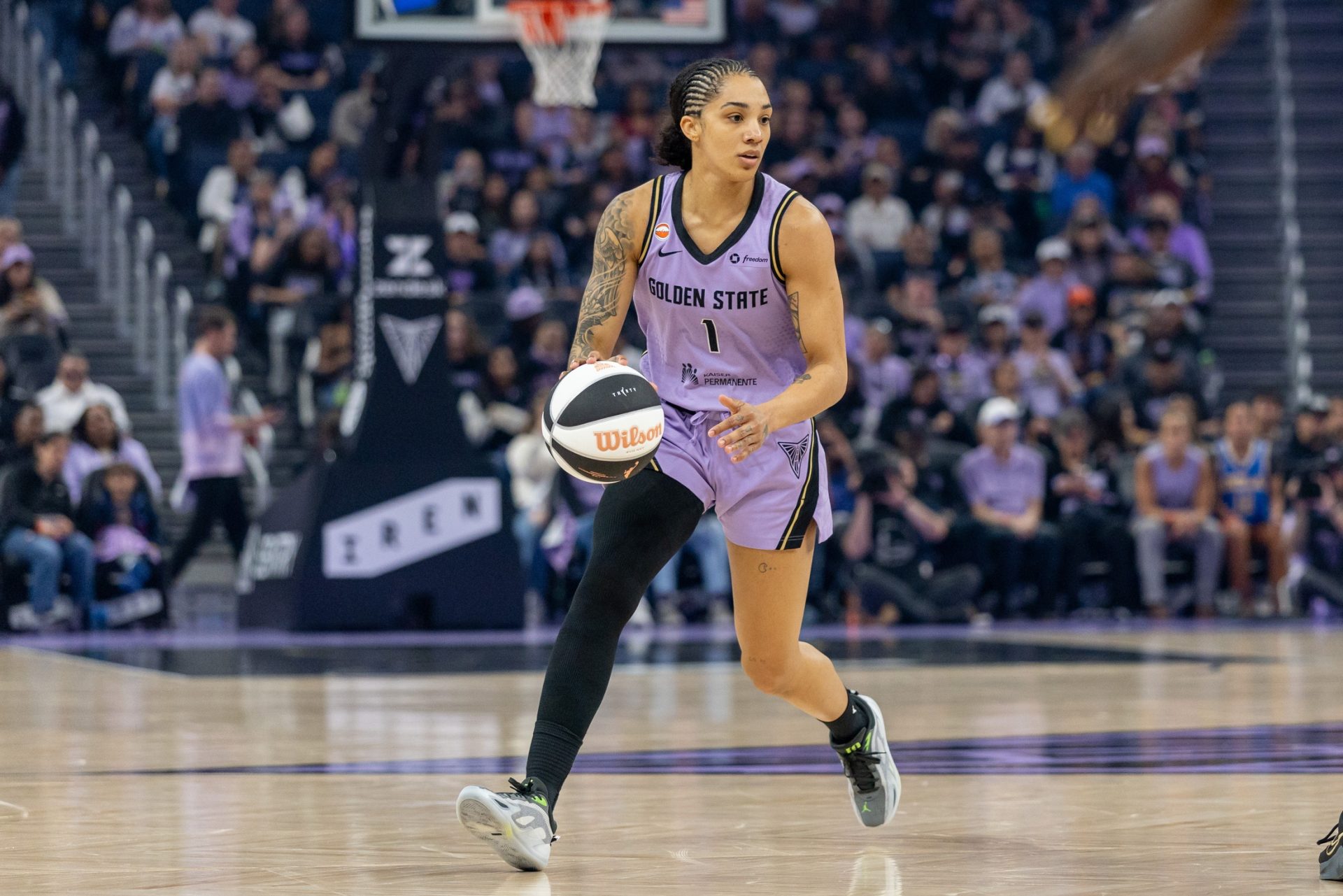 Gabby Williams - Golden State Valkyries vs. Dallas Wings - Source: Imagn