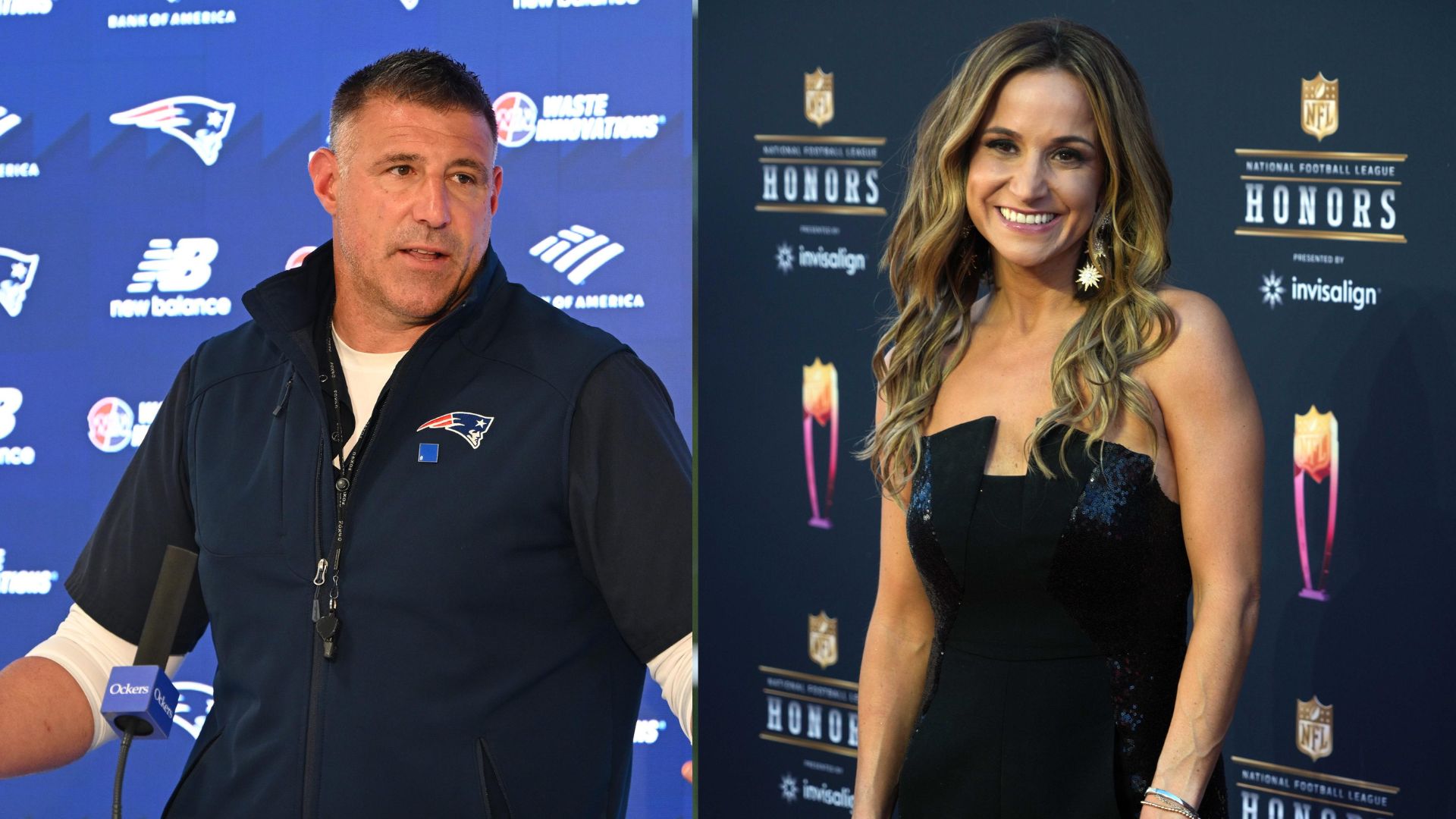 Mike Vrabel, Dianna Russini, Source: IMAGN Images