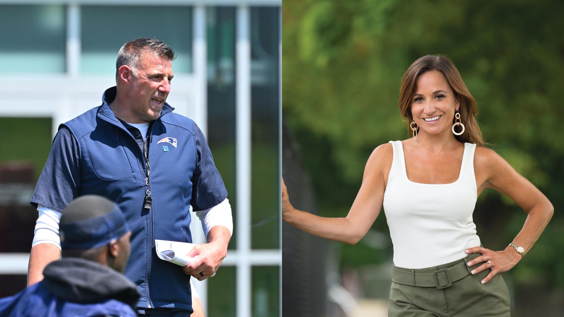 Mike Vrabel, Dianna Russini, Source: IMAGN Images
