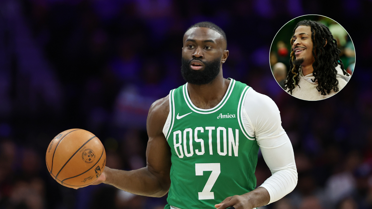 Jaylen Brown, Ja Morant - Image Source: Imagn Images