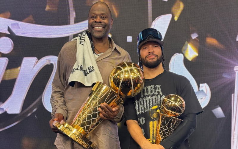 Jalen Brunson’s Dad Rick Brunson Makes Huge Patrick Ewing Claim After Knicks Win Title (Image via Instagram/@Knicks)