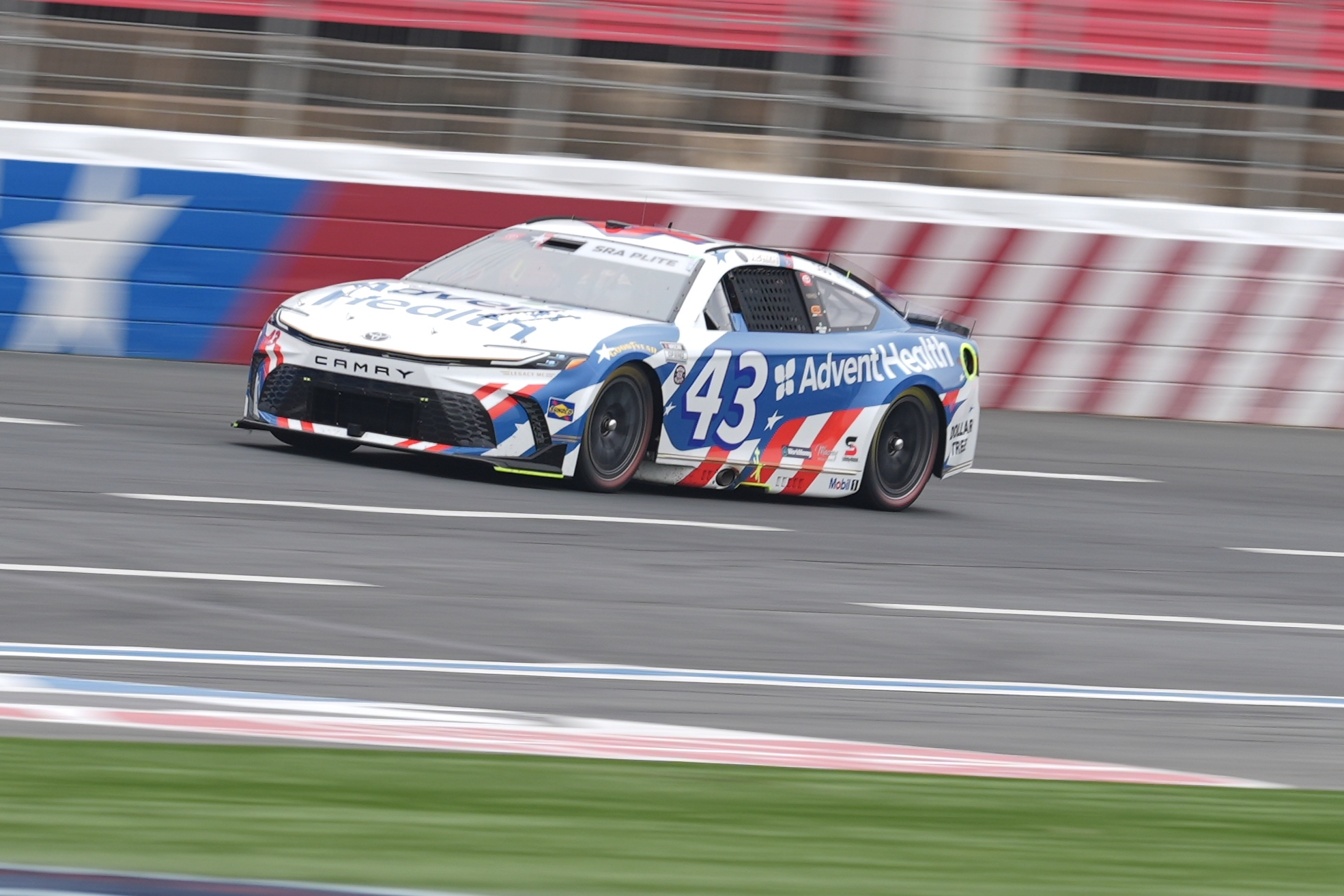 Erik Jones driving for Jimmie Johnson's Legacy Motor Club 