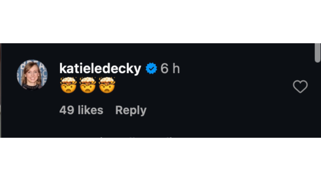 Ledecky's comment on Douglass' performance - (Image via Instagram/ @usaswimming)