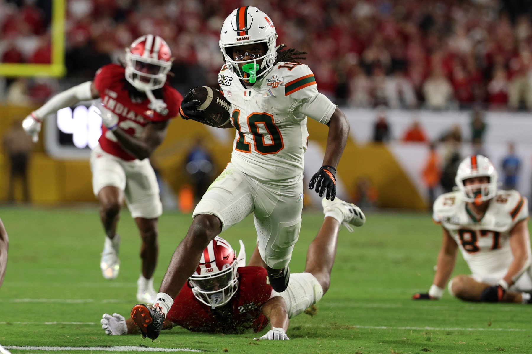 Malachi Toney - Miami Hurricanes vs. Indiana Hoosiers - Source: Imagn
