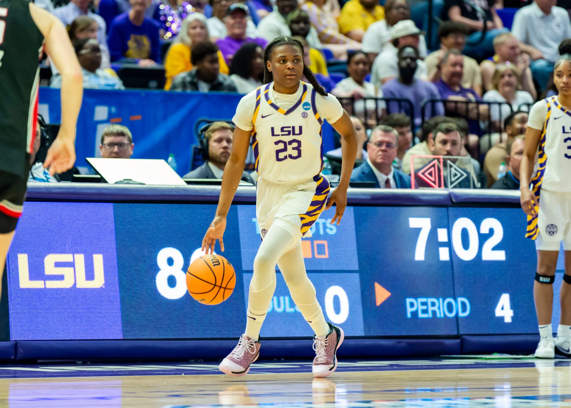 MiLaysia Fulwiley 23, LSU Tigers Women’s Basketball take on Texas Tech in the 2026 NCAA Div I Women’s Basketball Championship at the Pete Maravich Assembly Center in Baton Rouge, LA. 
 Sunday, March 22, 2026.