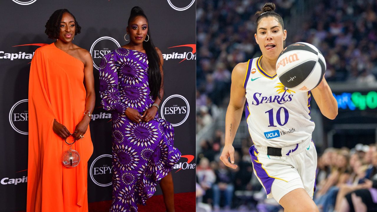 Nneka Ogwumike, Chiney and Kelsey Plum - Source: Imagn Images