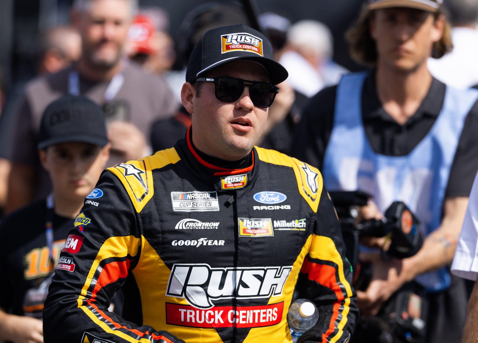 NASCAR Cup Series driver Noah Gragson (4) during the 68th running of the Daytona 500 at Daytona International Speedway.