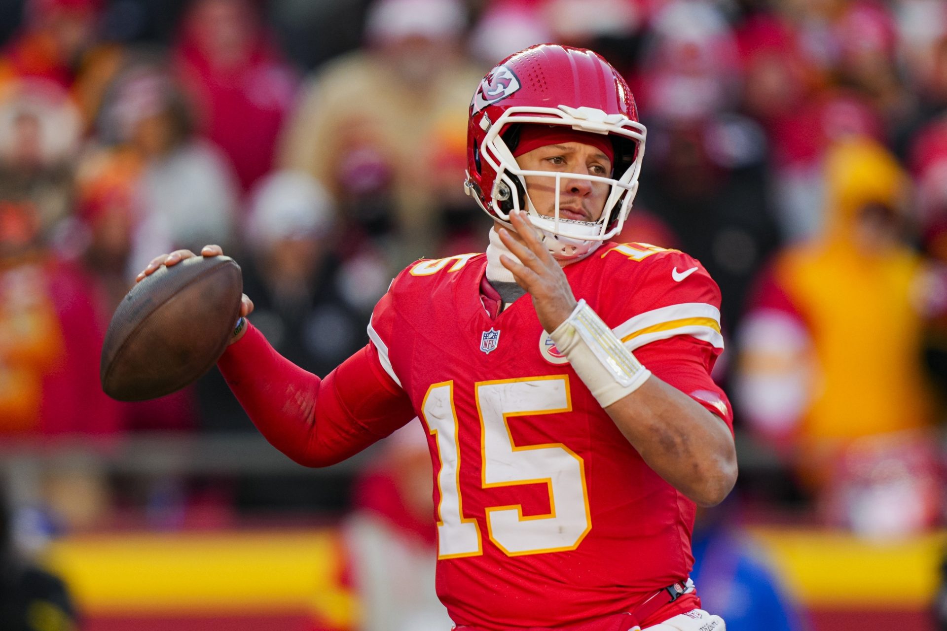 Patrick Mahomes - Kansas City Chiefs vs. Los Angeles Chargers - Source: Imagn