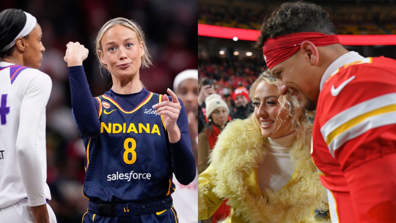 Sophie Cunningham, Brittany and Patrick Mahomes - Source: Imagn Images