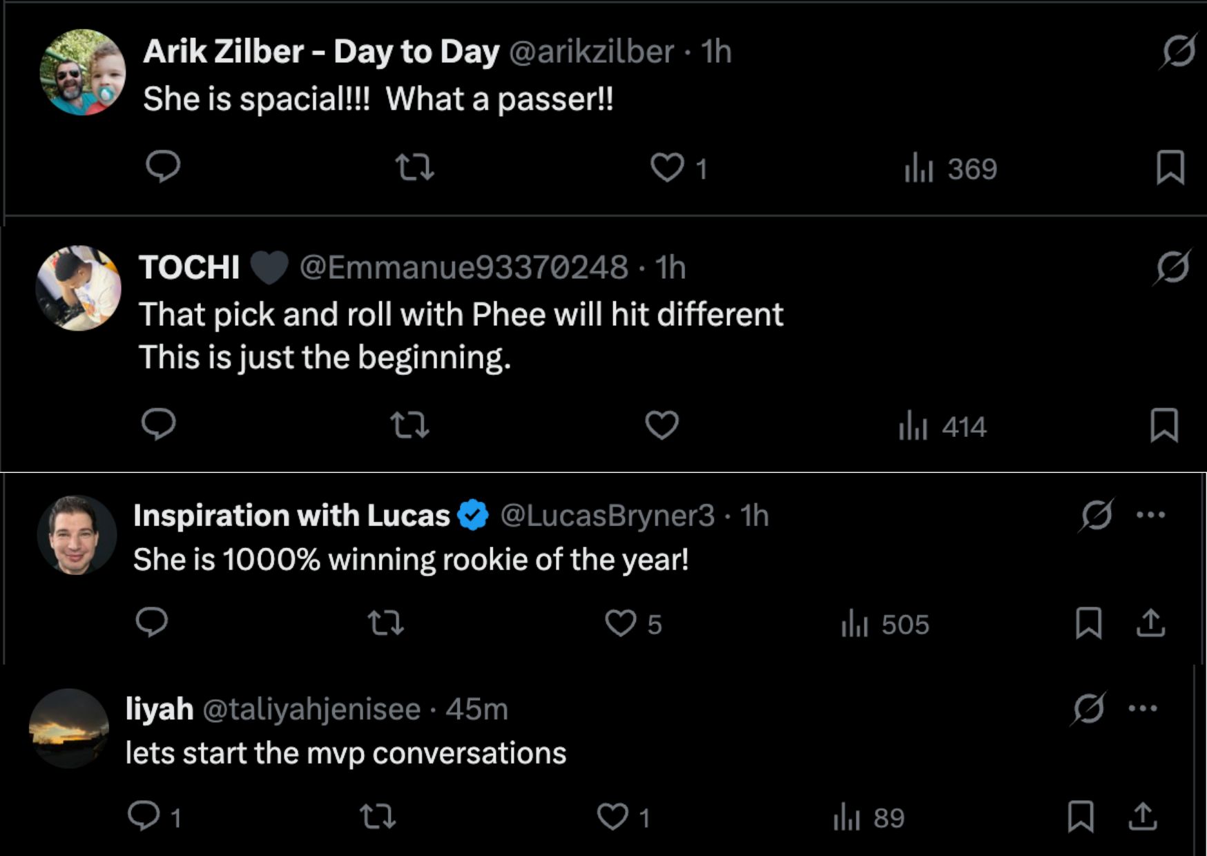 “Phee Finally Has Her PG of the Future” – Lynx Fans Fired Up After Olivia Miles’ Deep Triple Sends Napheesa Collier Into Celebration Mode
