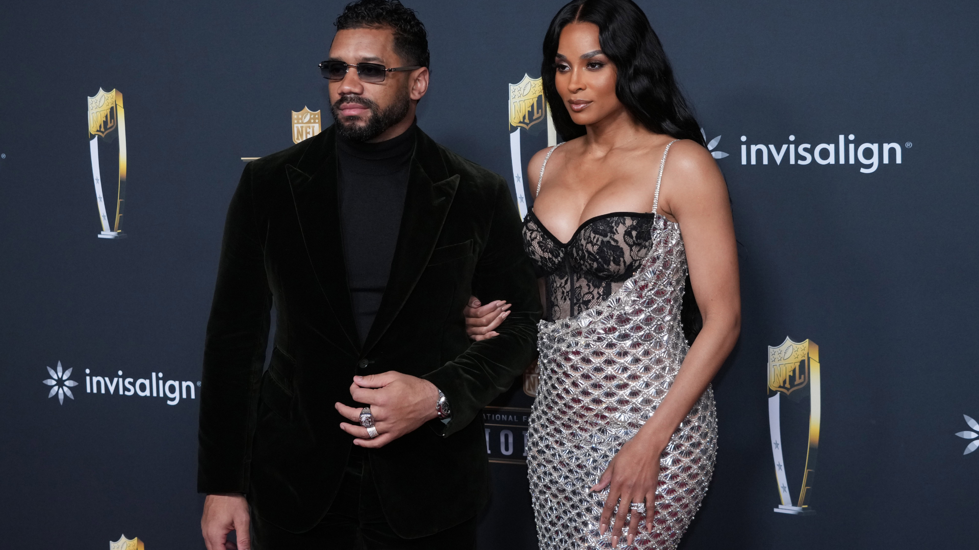 Russell Wilson and Ciara. Source: IMAGN