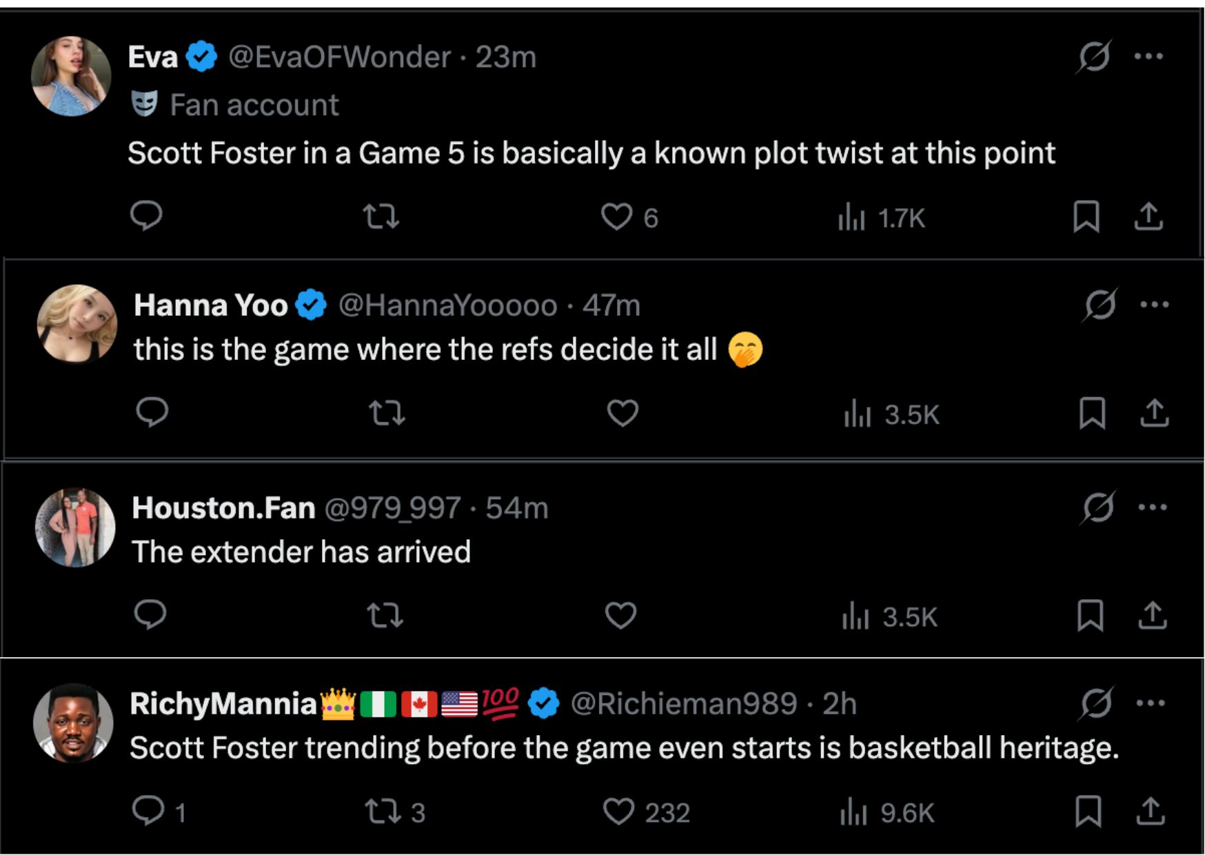 Scott 'The Extender' Foster Officiating Game 5 Has Knicks Fans Worried 