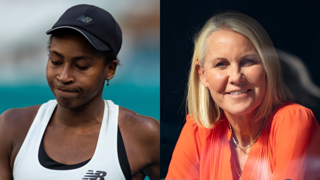 Coco Gauff and Serena Williams' coach, Rennae Stubbs - Source: Imagn images