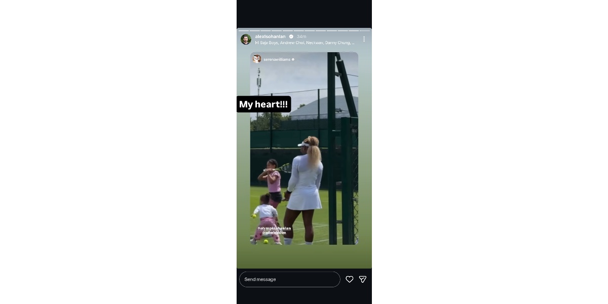 Ohanian's story of her wife and kids - (Image via Instagram/ @alexisohanian)