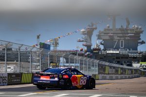 Jun 20, 2026; San Diego, California, USA; Shane van Gisbergen's Trackhouse Racing teammate Connor Zilisch (88) during practice for the Anduril 250 at San Diego Street Course. Mandatory Credit: Gary A. Vasquez-Imagn Images