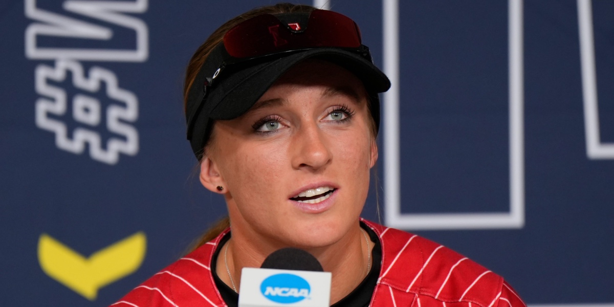 Nebraska softball player, Jordy Frahm - Source: Imagn images
