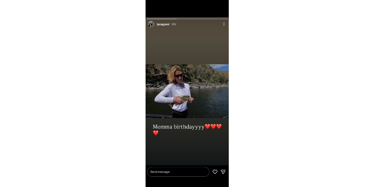 Steffi Graf's daughter's birthday wish (Image via Instagram/ @jazagassi)
