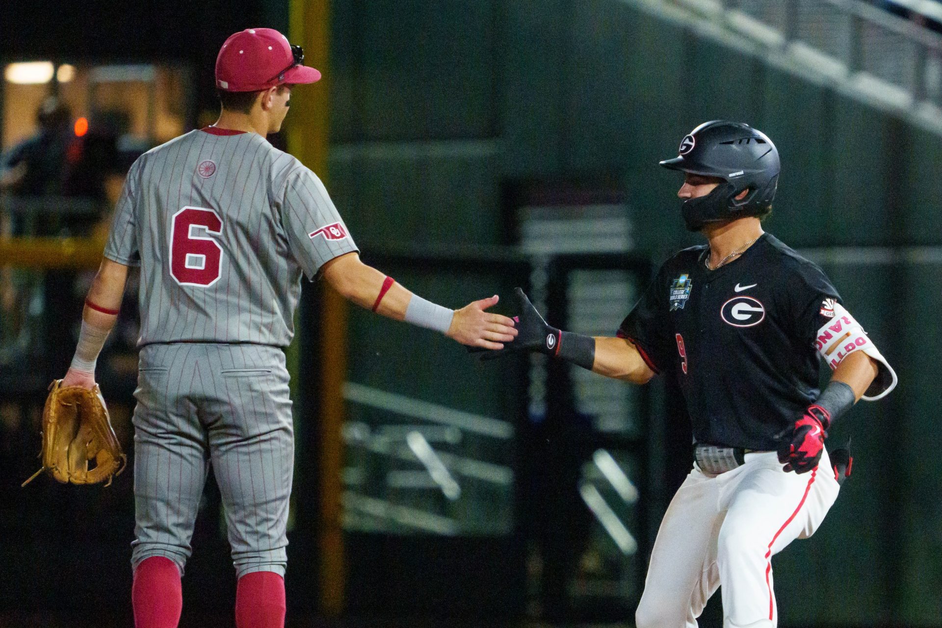 Kyle Branch (L) and Kolby Branch - Georgia vs. Oklahoma | Source: Imagn
