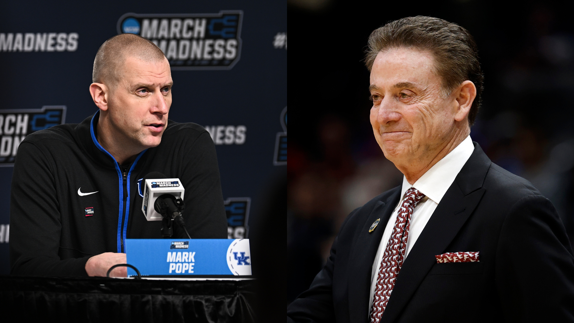 Mark Pope, Rick Pitino - Source: Imagn