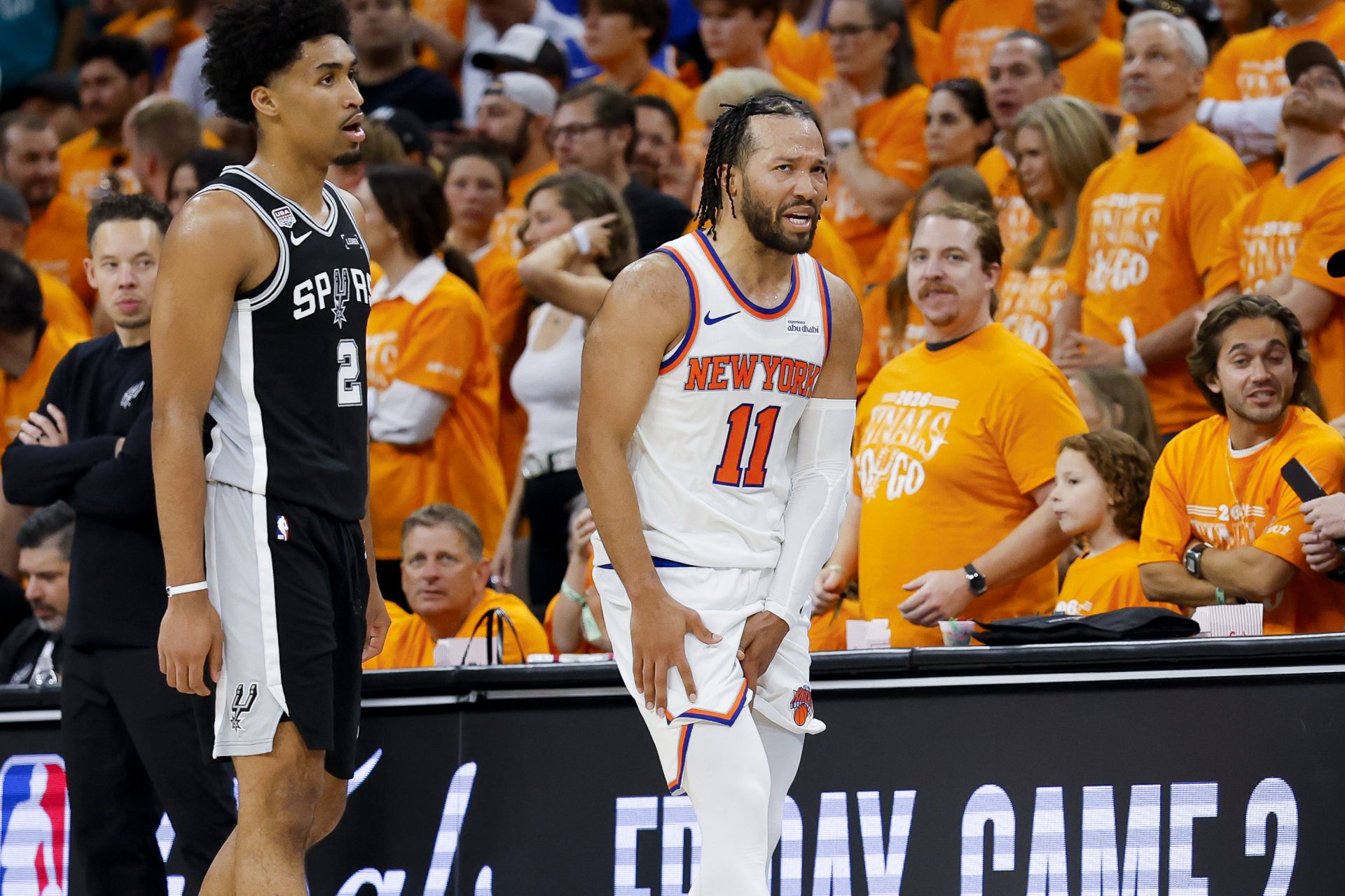 New York Knicks vs. San Antonio Spurs - 2026 NBA Finals - Source: Imagn Images
