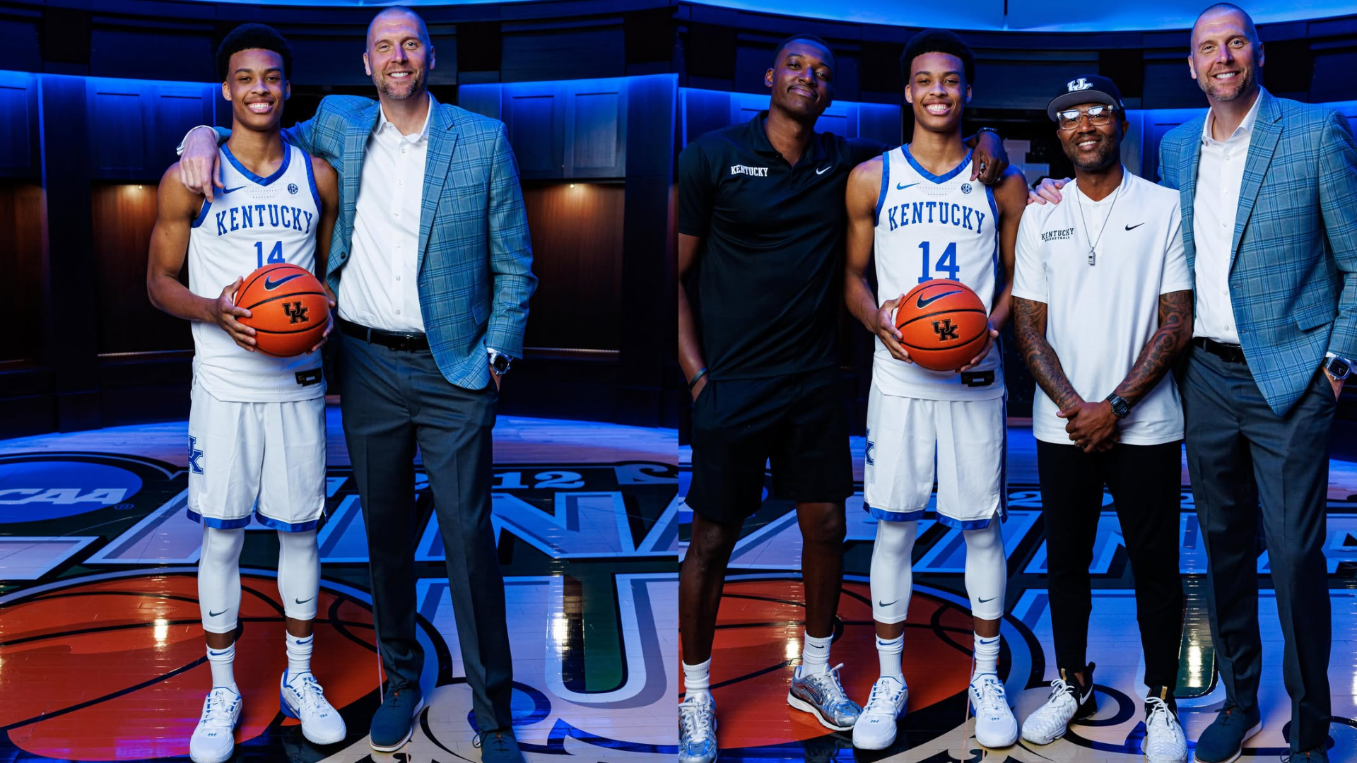Ryan Hampton, Mark Pope, and Mo Williams. - Images via @ryhamp on Instagram