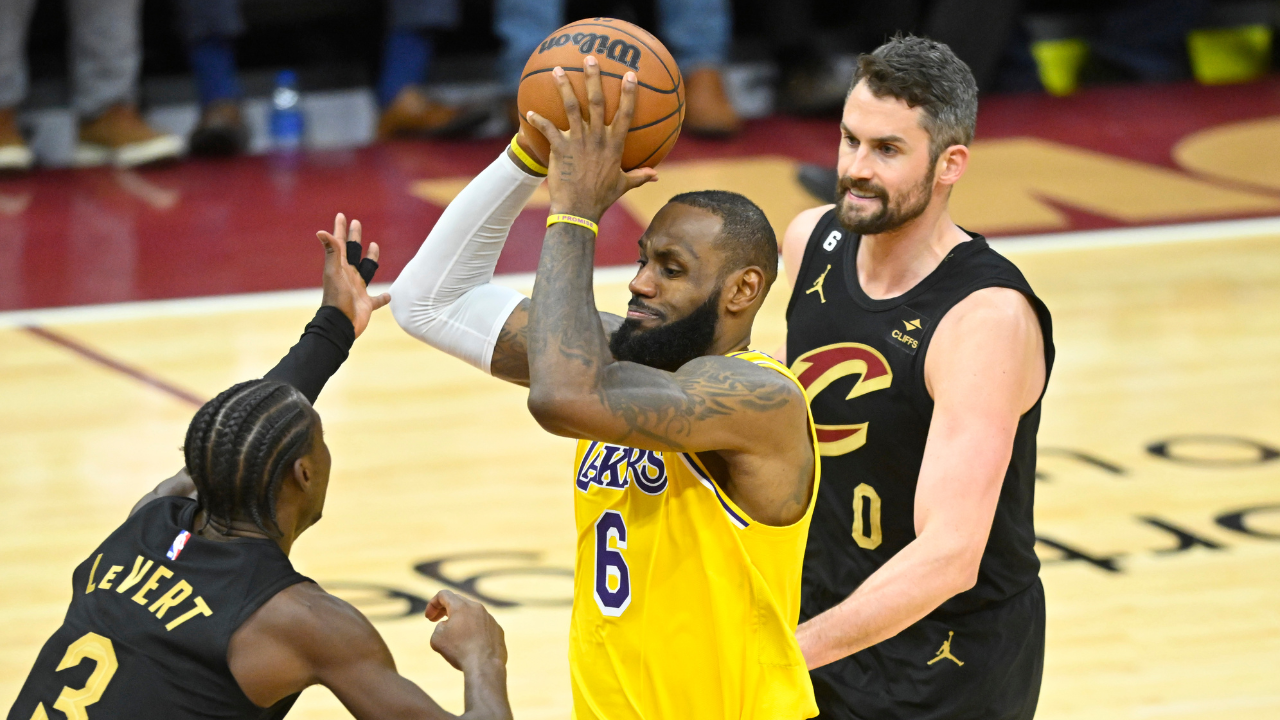 LeBron James, Kevin Love - Image Source: Imagn Images