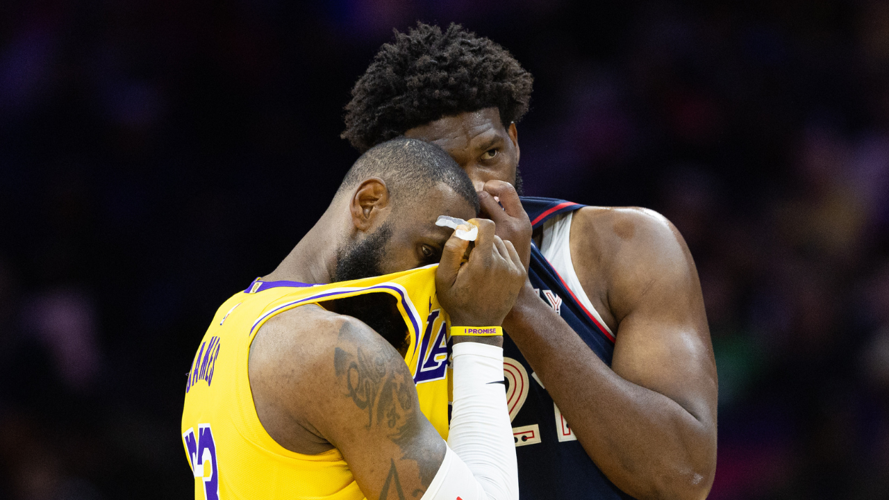 LeBron James, Joel Embiid - Image Source: Imagn Images