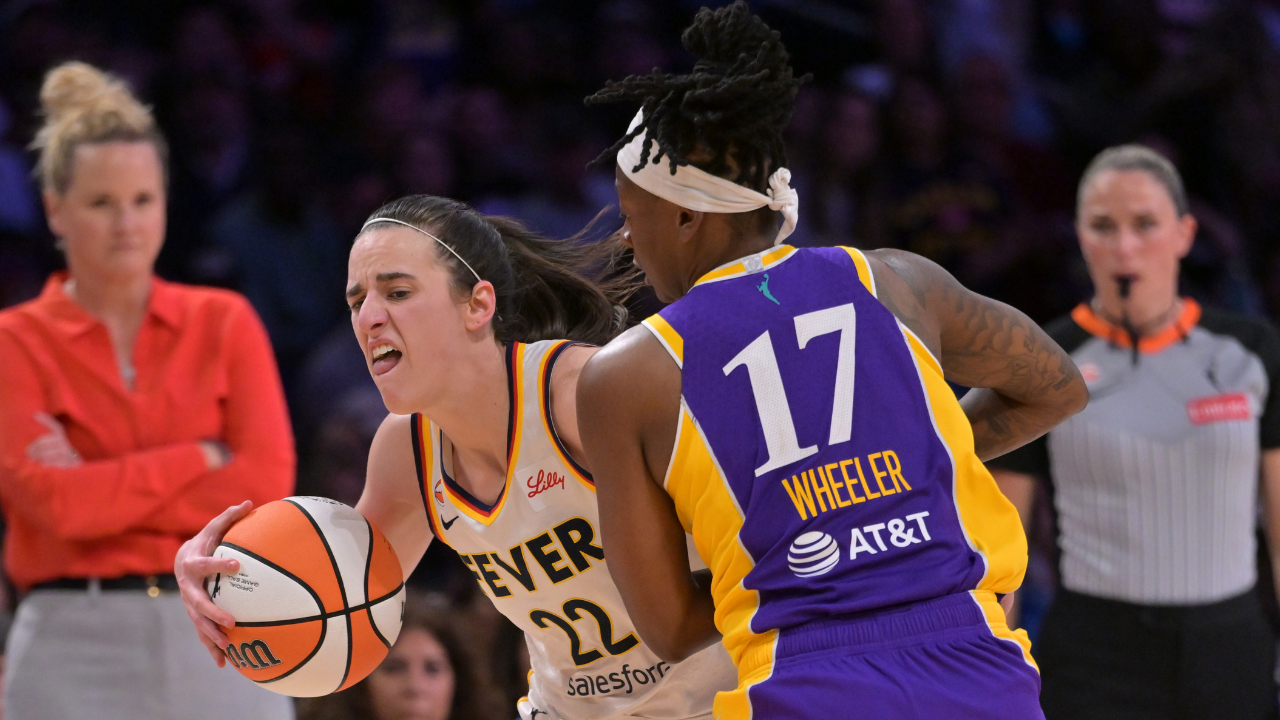 Caitlin Clark, Erica Wheeler - Image Source: Imagn Images