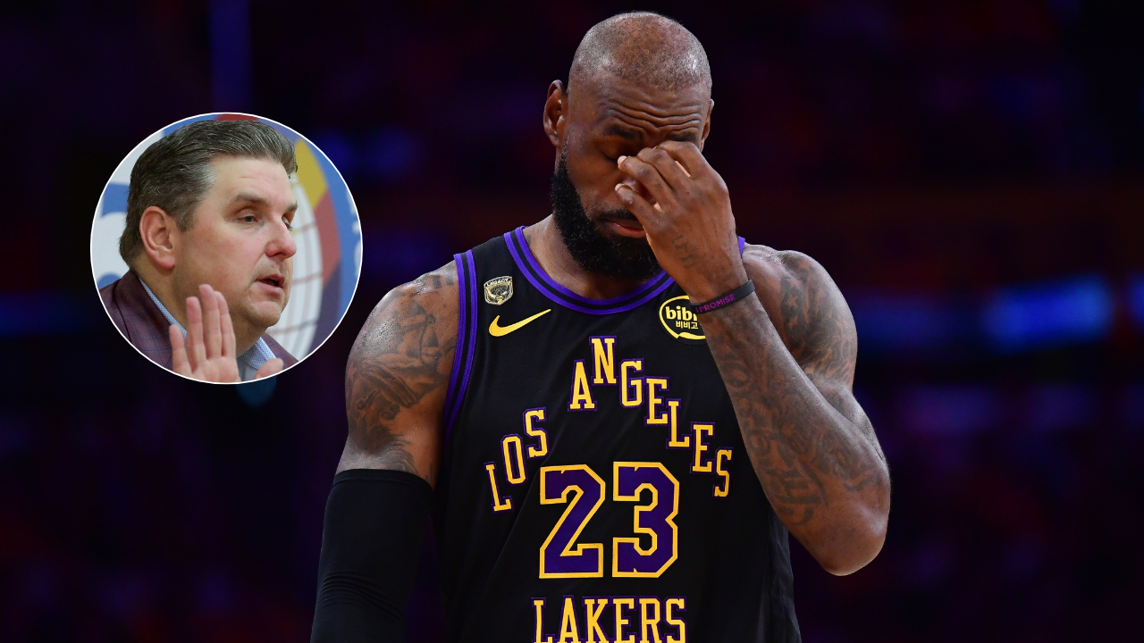 Brian Windhorst, LeBron James - Image Source: Imagn Images