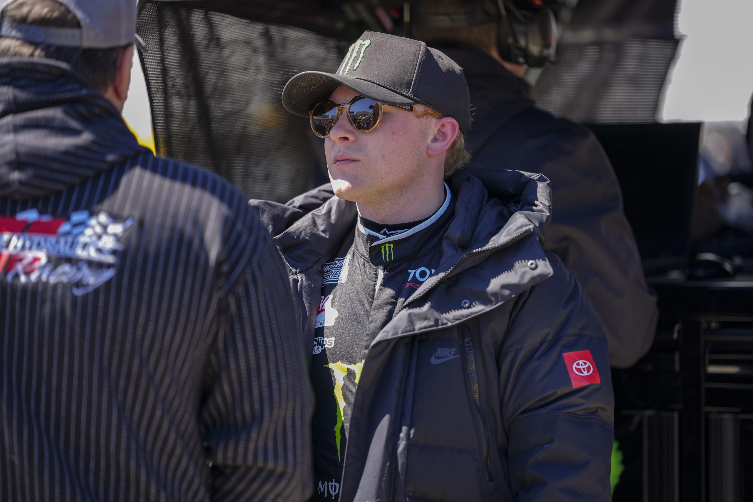 Mar 29, 2026; Martinsville, Virginia, USA; Joe Gibbs Racing driver Ty Gibbs (54) during practice at Martinsville Speedway. Mandatory Credit: Jim Dedmon-Imagn Images