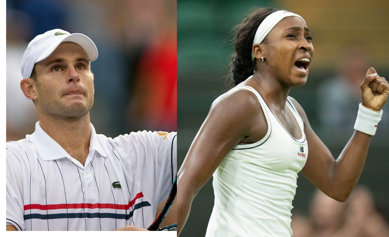 Andy Roddick & Coco Gauff. Source: IMAGN