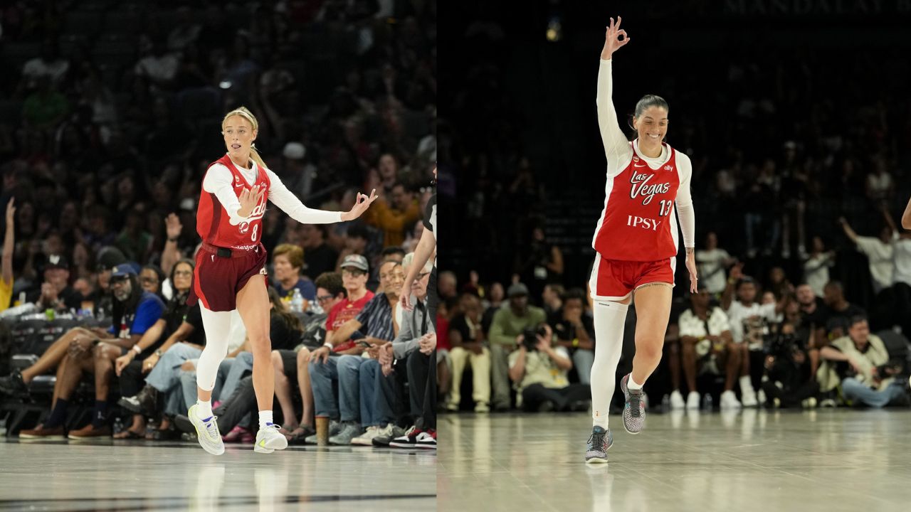 Sophie Cunningham and Justine Pissott - Source: Imagn Images