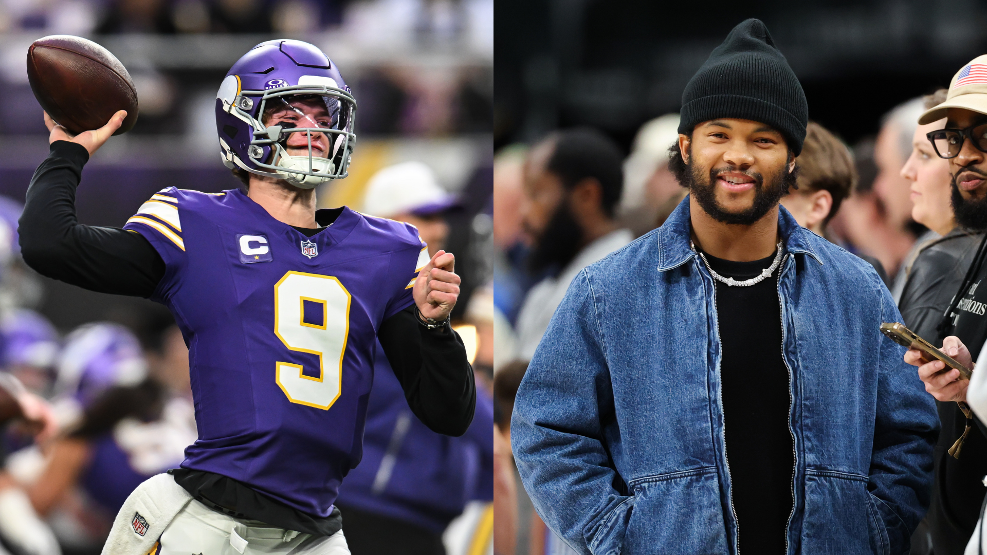 J.J. McCarthy, Kyler Murray.
Source: Imagn Images
