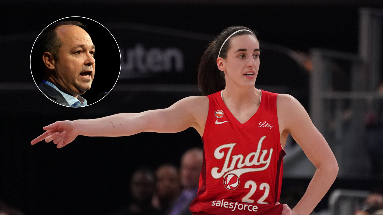 Marlin Stutzman, Caitlin Clark - Image Source: Imagn Images