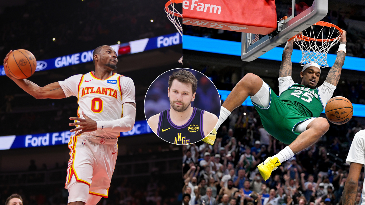 Jonathan Kuminga, Lakers star Luka Doncic, P.J. Washington - Image Source: Imagn Images