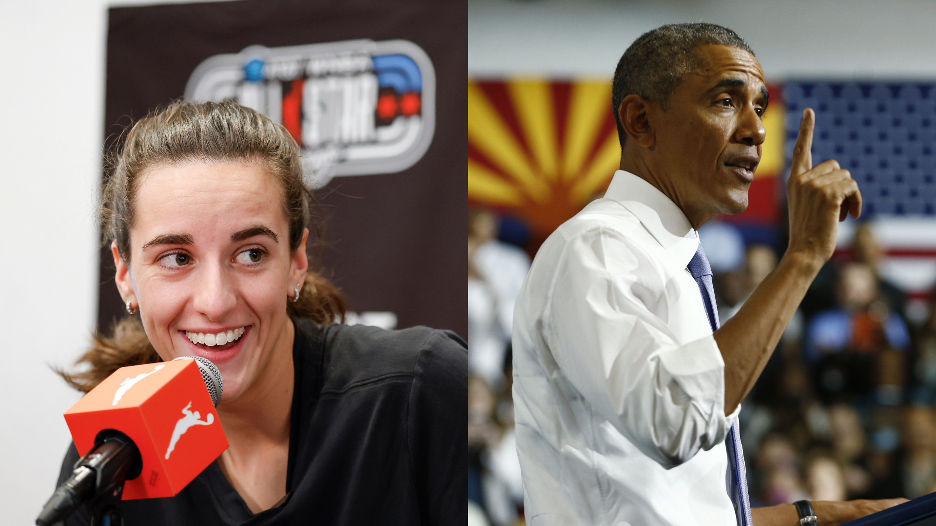 Caitlin Clark, Barack Obama - Source: Imagn