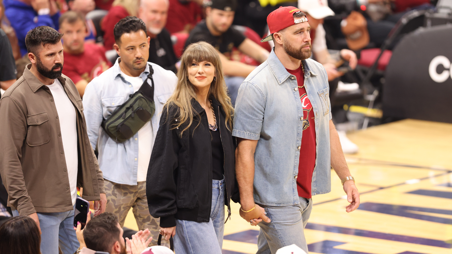 Taylor Swift and Travis Kelce. Source: IMAGN
