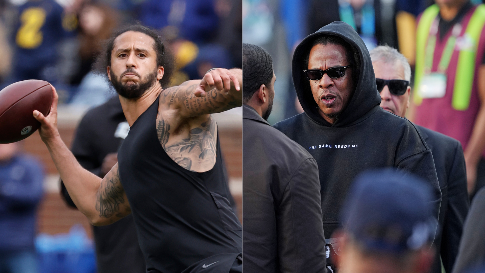 Colin Kaepernick, Jay-Z.
Source: Imagn Images