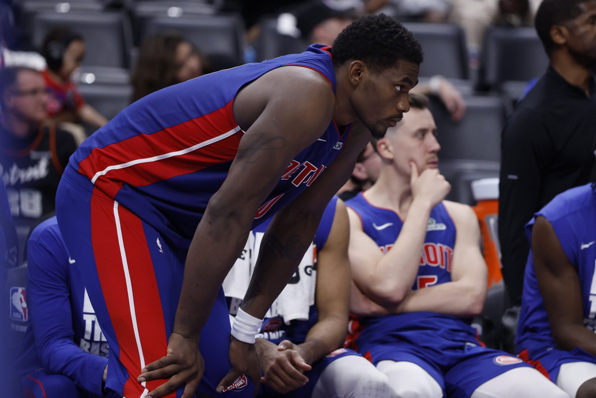 Detroit Pistons center Jalen Duren (0) in the second half against the Cleveland Cavaliers during game seven of the second round of the 2026 NBA Playoffs - Source: Imagn Images