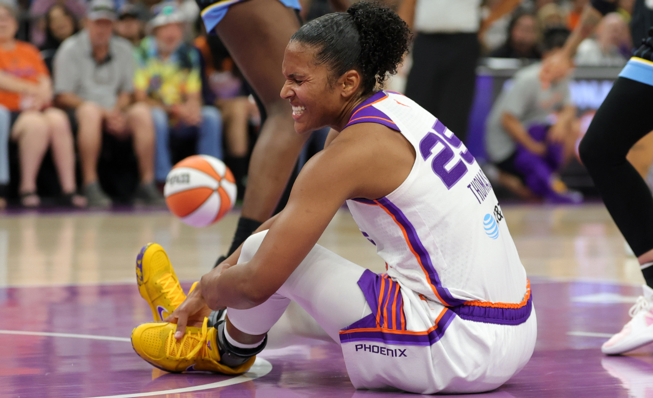 Jason Whitlock Accuses Alyssa Thomas of 'Faking' Injury to Duck Caitlin Clark and Fever Game - Source: Imagn Images