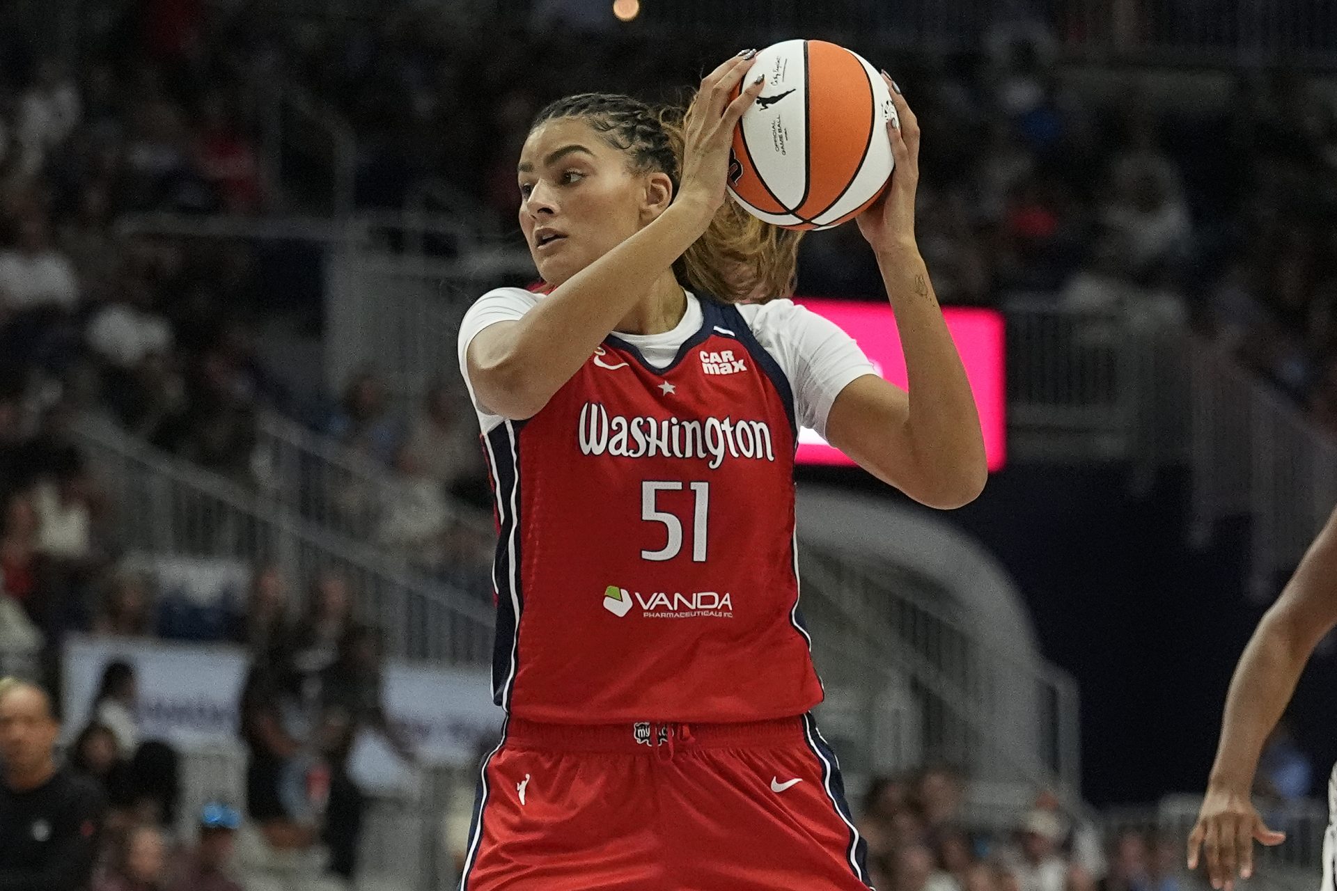 Washington Mystics center Lauren Betts.
Source: John E. Sokolowski-Imagn Images