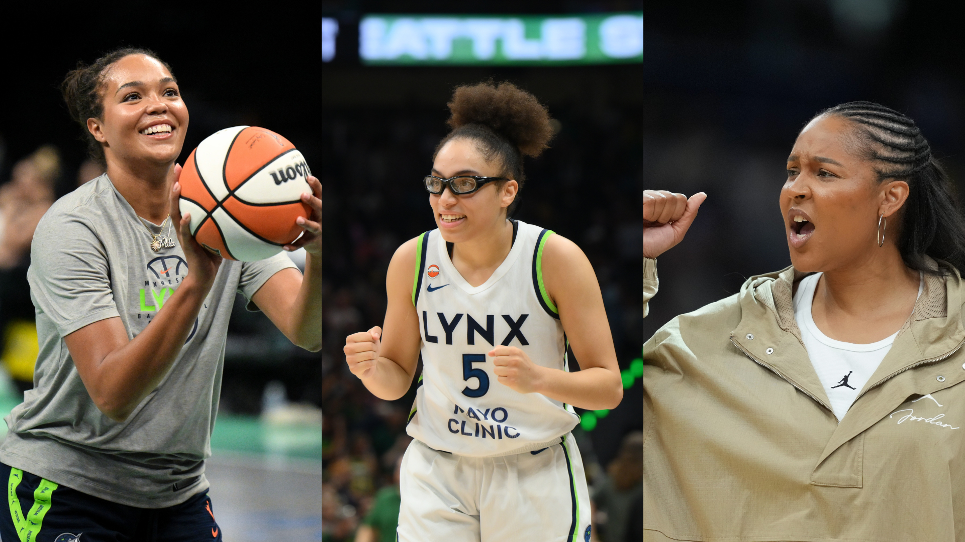 Napheesa Collier, Olivia Miles, Maya Moore - Source: Imagn