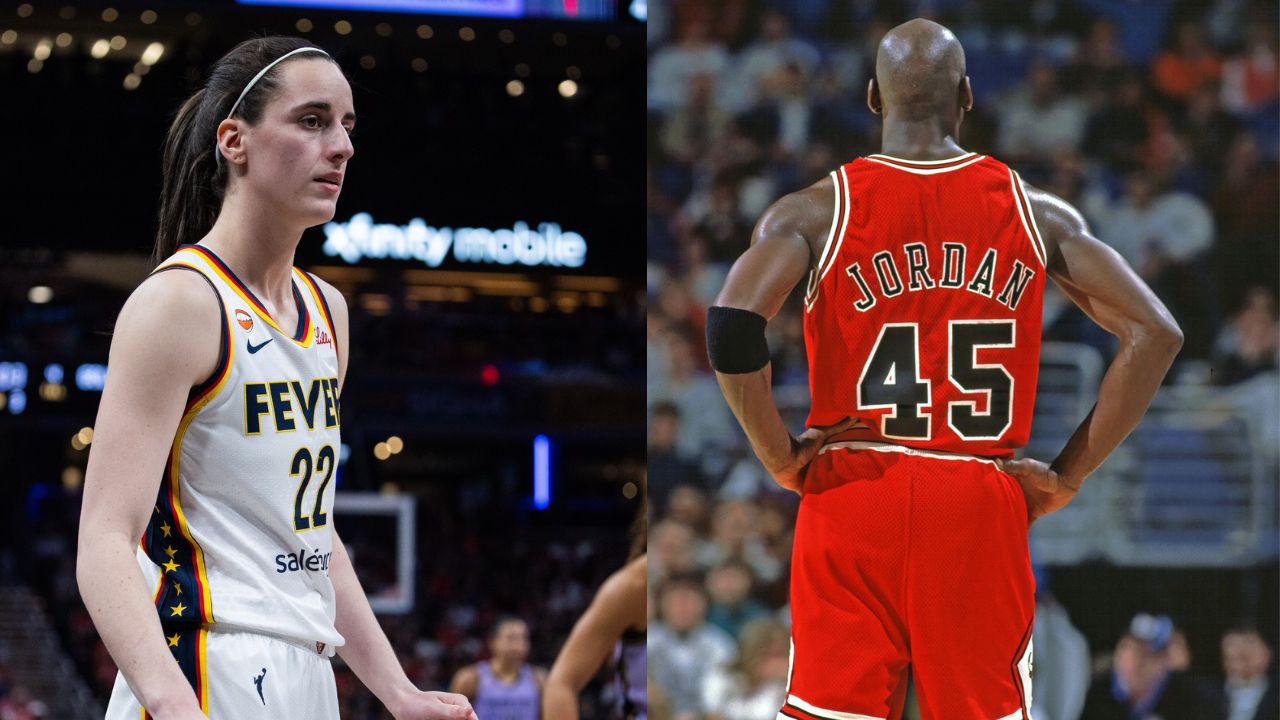 Caitlin Clark and Michael Jordan - Source: Imagn Images